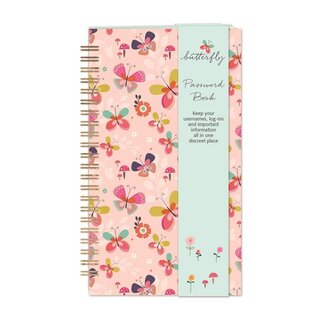 Otter House Password Book Butterflies