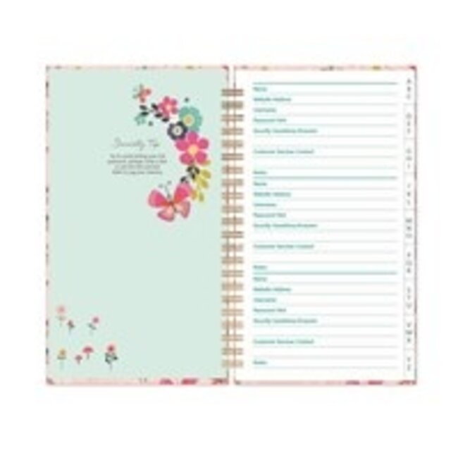 Password Book Butterflies