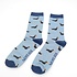 Miss Sparrow Mens Socks Bamboo Little Sausage Dogs denim