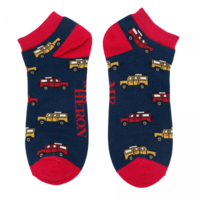 Miss Sparrow Trainer Mens Socks Bamboo Jeep navy