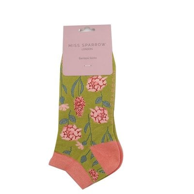 Miss Sparrow Trainer Socken Bamboo Botany olive