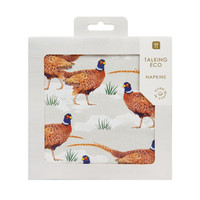 Talking Tables Papierservietten Eco Holly Pheasant 20-Pack