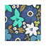 Paper Napkins Eco Geo Floral blue 20-Pack