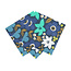 Paper Napkins Eco Geo Floral blue 20-Pack
