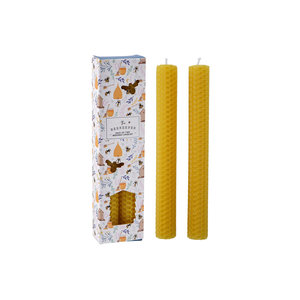 CGB Giftware Beeswax Candles Set of 2