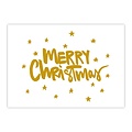 Paperproducts Design Card Merry Christmas gold