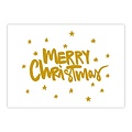 Paperproducts Design Karte Merry Christmas gold