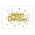 Paperproducts Design Card Merry Christmas gold