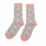 Socken Bamboo Little Snowmen silver