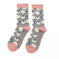 Miss Sparrow Socken Bamboo Happy Sheep grey