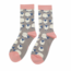 Socks Bamboo Happy Sheep grey