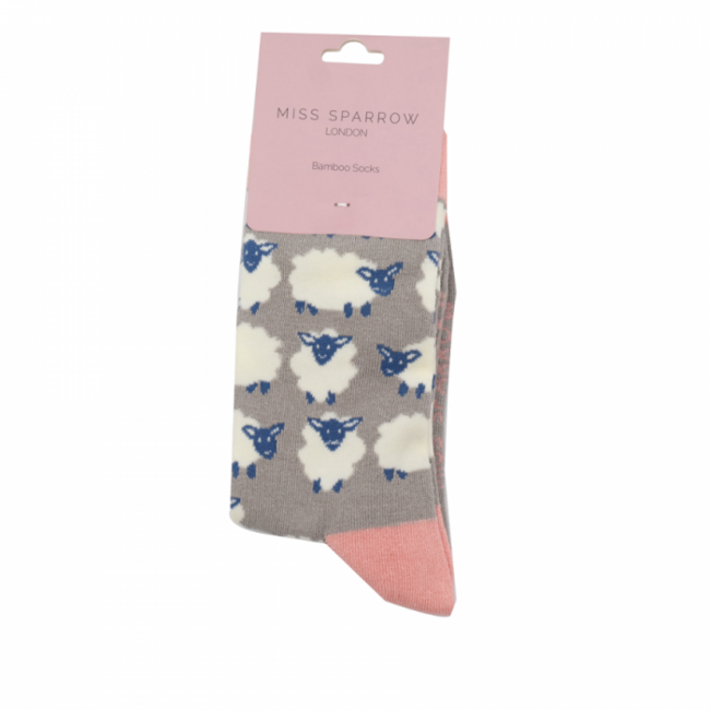 Socken Bamboo Happy Sheep grey