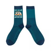 Miss Sparrow Männer-Socken Bamboo Adventure Van teal