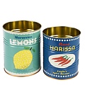 Rex London Storage Tins Lemons and Harissa Set of 2