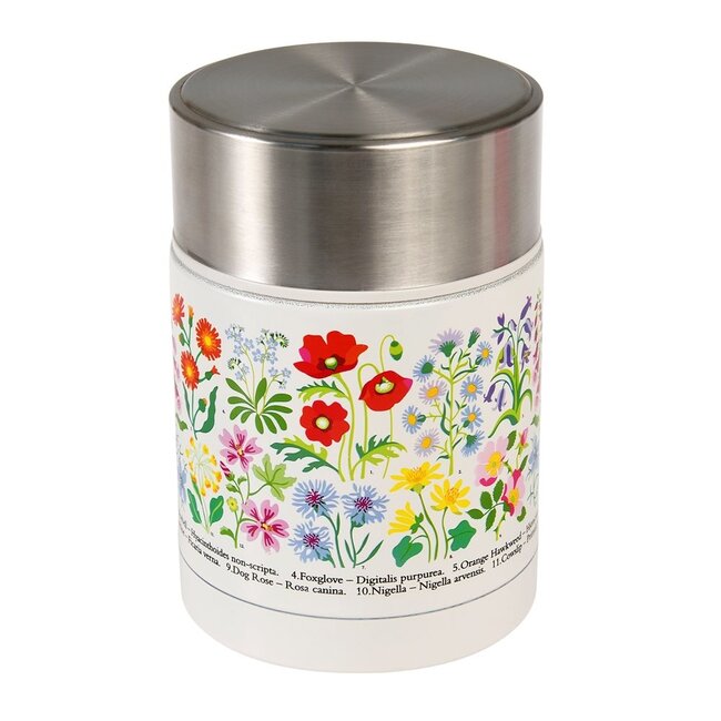Suppenthermos Edelstahl Wild Flowers