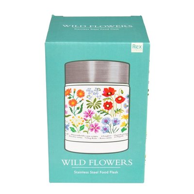 Rex London Suppenthermos Edelstahl Wild Flowers