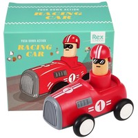 Rex London Push Down Action Racing Car red