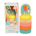 Rex London Holz Stapelspielzeug Wild Wonders