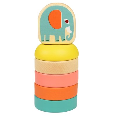 Rex London Wooden Stacker Wild Wonders