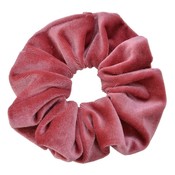 Clayre & Eef Scrunchie Velvet dusky pink