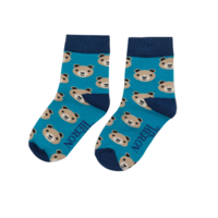 Miss Sparrow Kids Socks Boys Bears teal 2-3Y