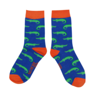 Miss Sparrow Kids Socks Boys Crocodiles blue 7-9Y