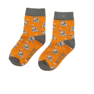 Miss Sparrow Kindersocken Bamboo Boys Elephants yellow 2-3Y