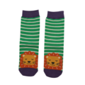 Miss Sparrow Kids Socks Bamboo Boys Lions green 4-6Y