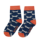 Kids Socks Bamboo Boys Sausage Dogs navy 2-3Y