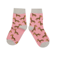 Miss Sparrow Kids Socks Bamboo Girls Giraffes light pink 2-3Y