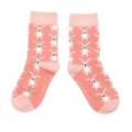 Miss Sparrow Kindersocken Bamboo Girls Rabbits coral 4-6Y