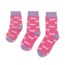 Kids Socks Bamboo Girls Sausage Dogs bright pink 7-9Y