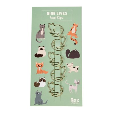 Rex London Paper Clips Nine Lives