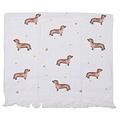 Clayre & Eef Gästetuch Little Sausage Dogs & Hearts