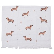 Clayre & Eef Guest towel Little Sausage Dogs & Hearts