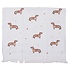 Clayre & Eef Guest towel Little Sausage Dogs & Hearts