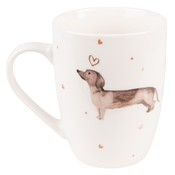 Clayre & Eef Mug Sausage Dog