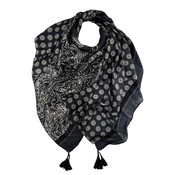 M&K Collection Schal Vintage Paisley black