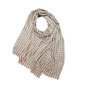 Pure & Cozy Schal Wool Mix Weave Checked pink