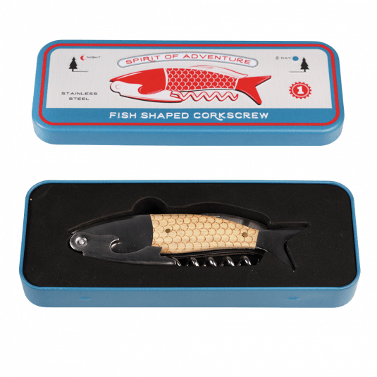 Spirit Of Adventure Fish Shaped Pocket Knife & Keyring