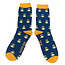 Männer-Socken Bamboo Frogs navy