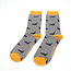 Männer-Socken Bamboo Little Sausage Dogs grey
