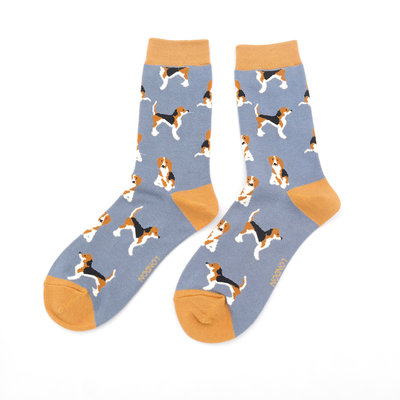 Miss Sparrow Socken Bamboo Beagle denim