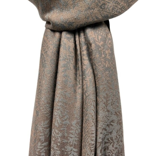 Schal Pashimina Paisley grey