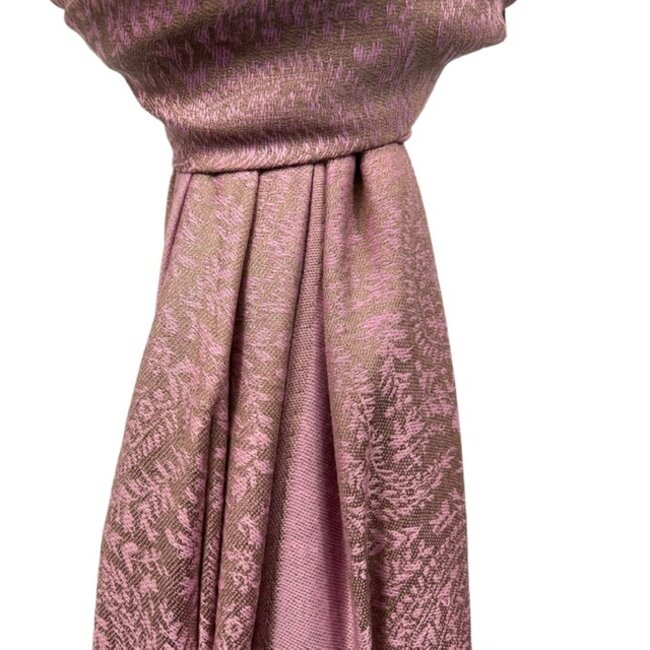 Schal Pashimina Paisley pink