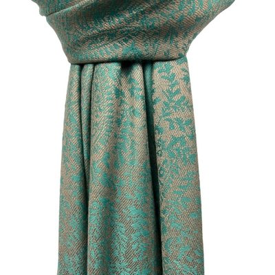 M&K Collection Schal Pashimina Paisley turquoise