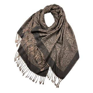 M&K Collection Schal Pashimina Paisley black