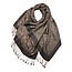 M&K Collection Schal Pashimina Paisley black