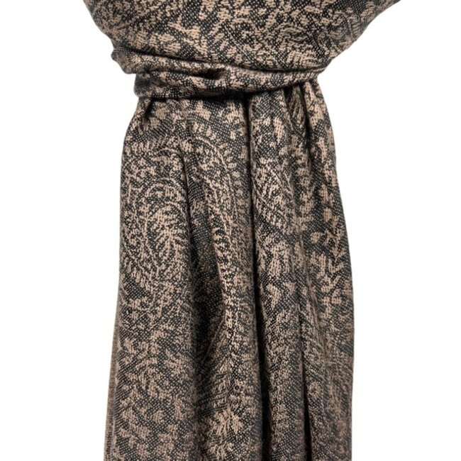 Schal Pashimina Paisley black