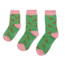 Kindersocken Bamboo Girls Giraffes green 2-3Y
